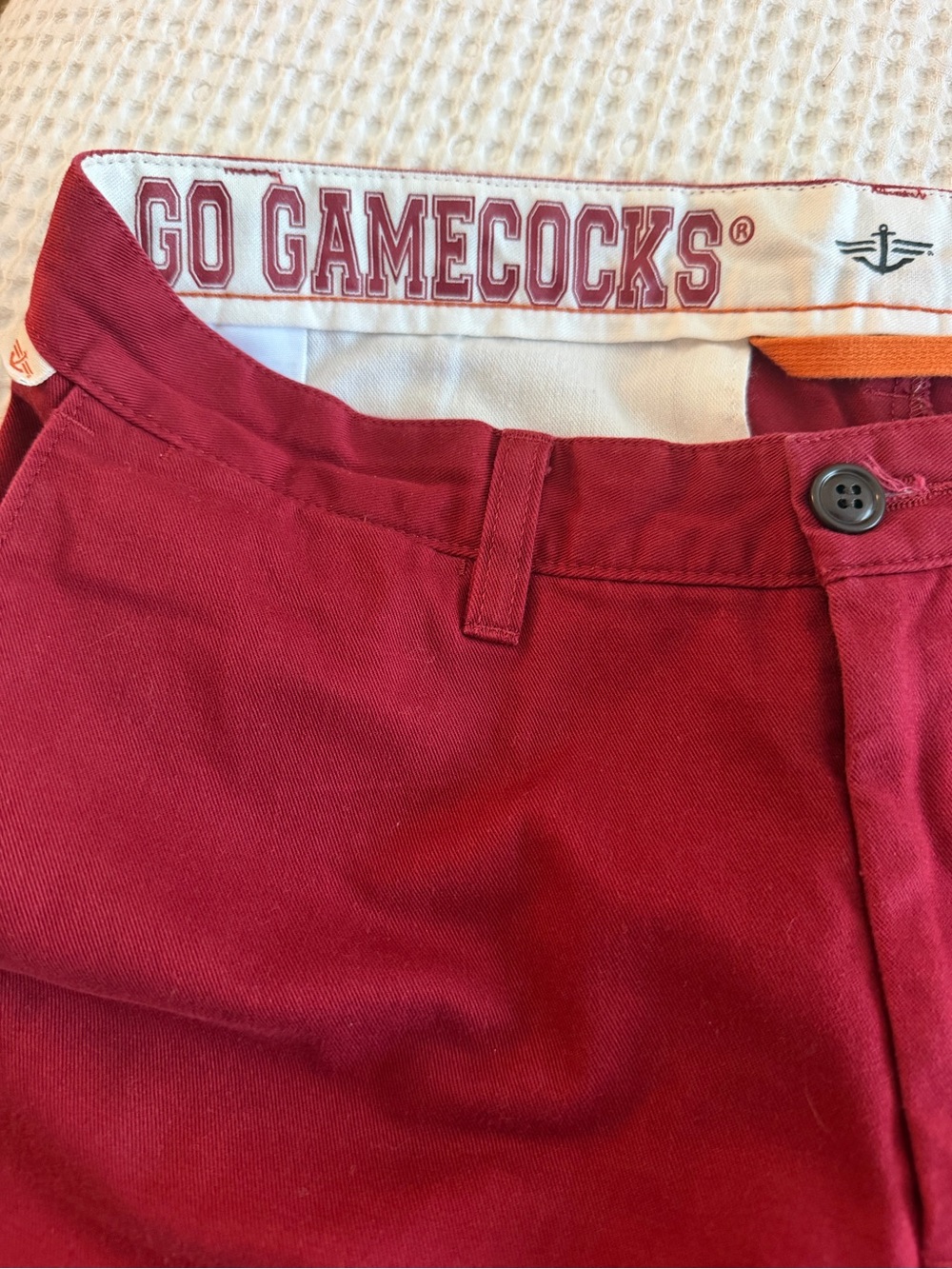Dockers X Carolina Gamecocks Collab Crimson Chino Pants